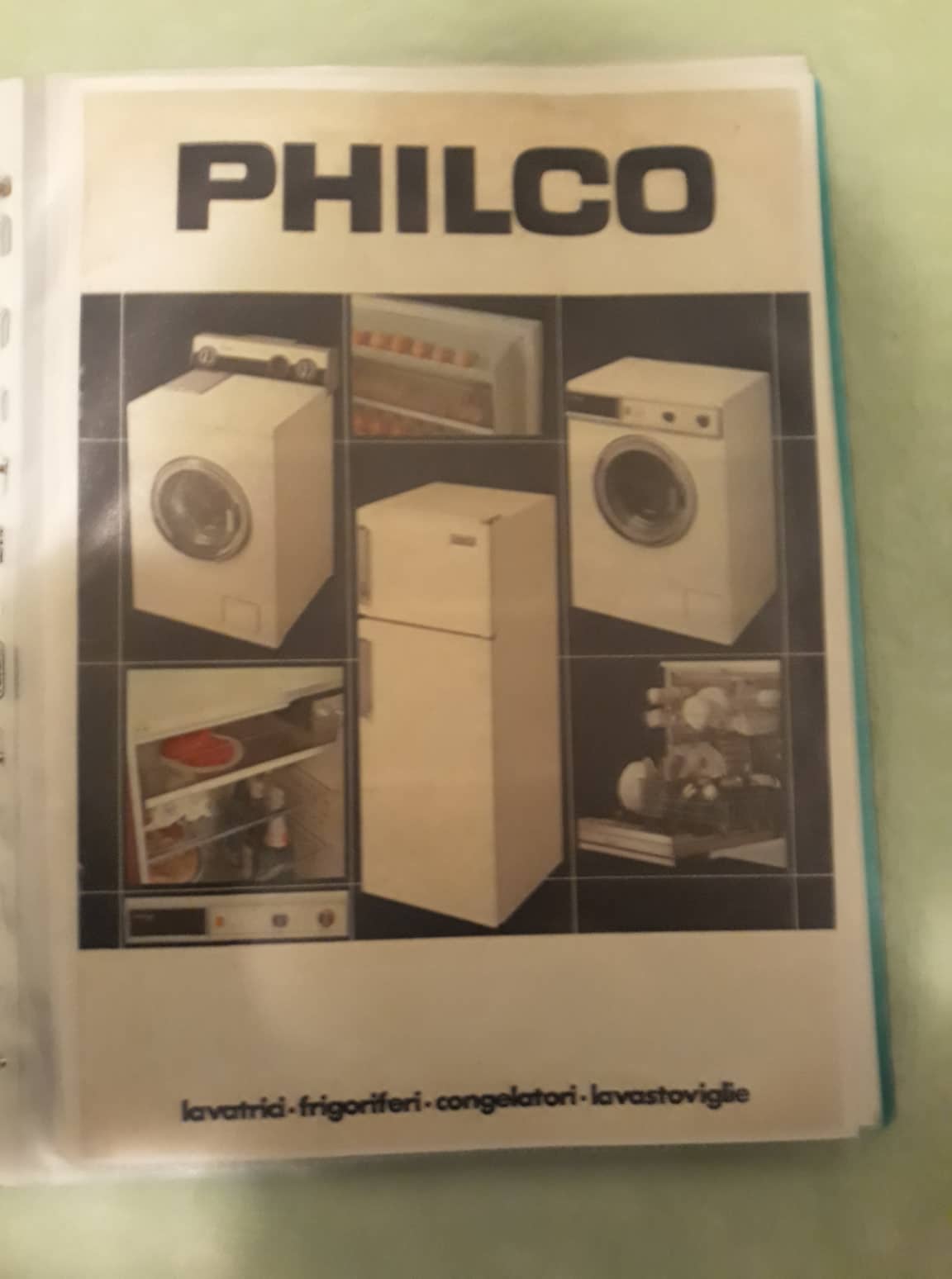 Reklamní prospekt z Itálie